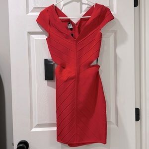 Sexy red dress for night out/wedding - NEVER WORN WITH TAGS